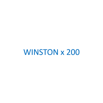 Image de WINSTON - Blue x 200