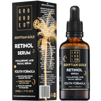 Image de GROUNDED BODY SCRUB - Serum au retinol Egyptian Gold 50 ml