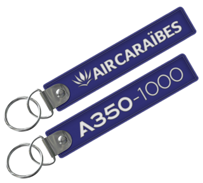 Image de AIR CARAÏBES - Porte-clés flamme A350-1000