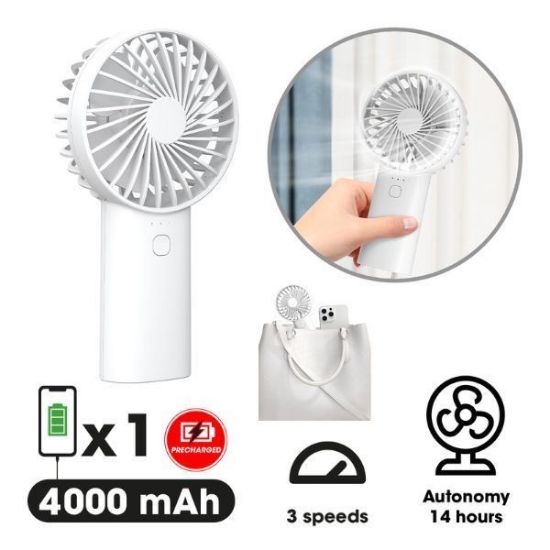 Image sur AKASHI -  Ventilateur batterie externe Lampe Led
