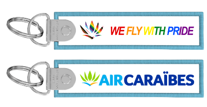 Image de AIR CARAÏBES - Porte-clés flamme Pride