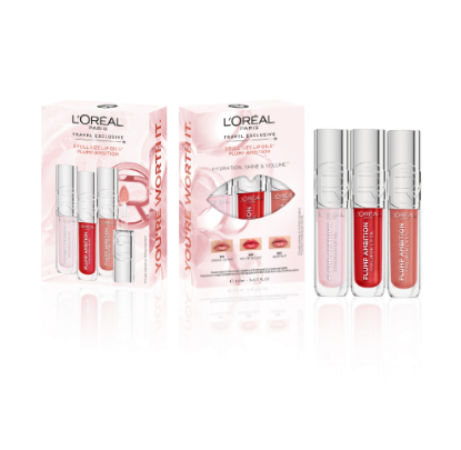 Agrandir l'image de L’OREAL - Trio Plump Ambition Lip Oil Image de L’OREAL - Trio Plump Ambition Lip Oil