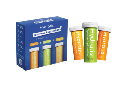 Agrandir l'image de HYDRATIS  - Le reflexe hydratation 3 tubes de 10 pastilles Image de HYDRATIS  - Le reflexe hydratation 3 tubes de 10 pastilles